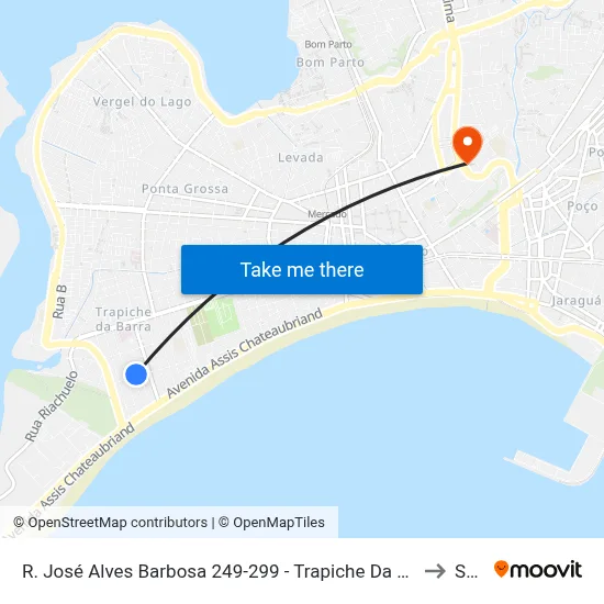 R. José Alves Barbosa 249-299 - Trapiche Da Barra Maceió - Al 57010-420 Brasil to Seune map