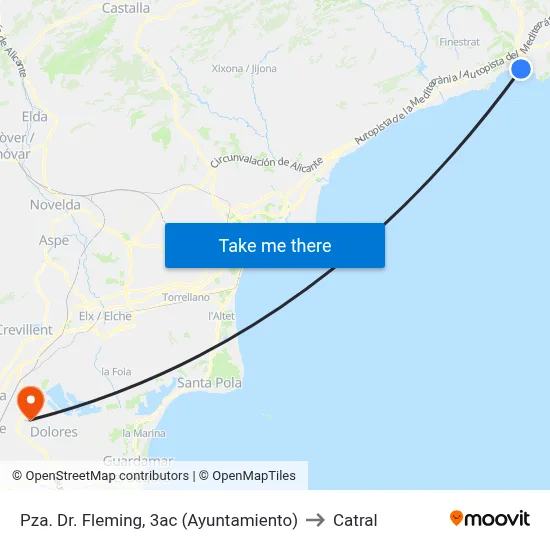 Pza. Dr. Fleming, 3ac (Ayuntamiento) to Catral map