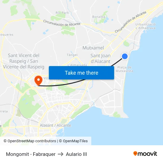 Mongomit - Fabraquer to Aulario III map