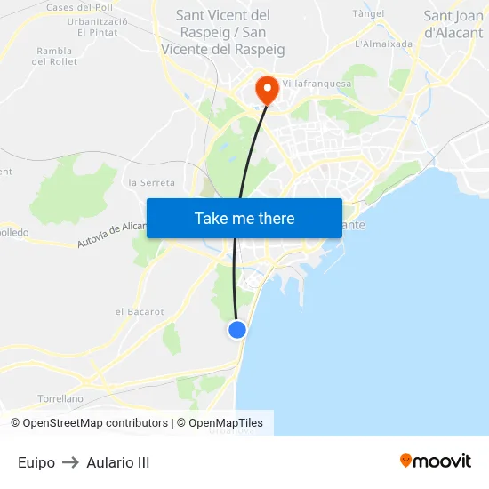 Euipo to Aulario III map