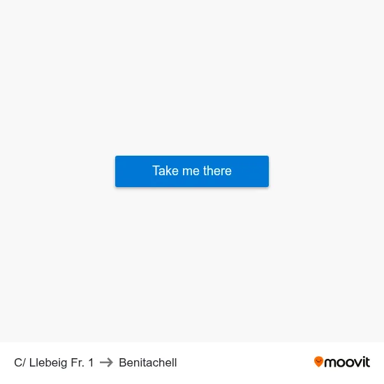 C/ Llebeig Fr. 1 to Benitachell map