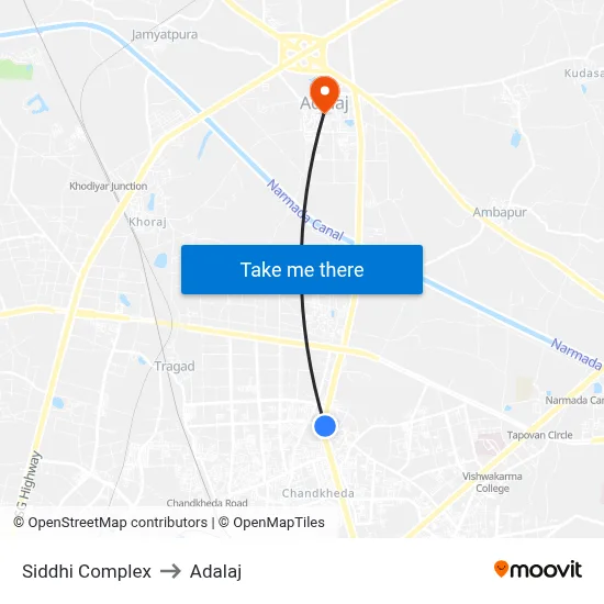 Siddhi Complex to Adalaj map
