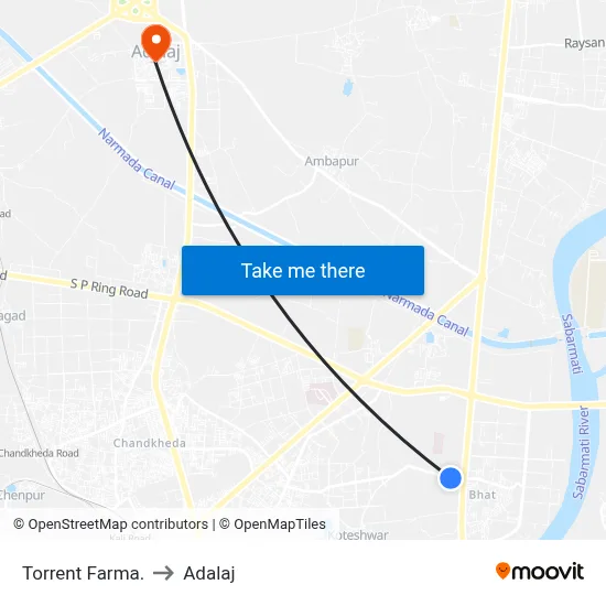 Torrent Farma. to Adalaj map