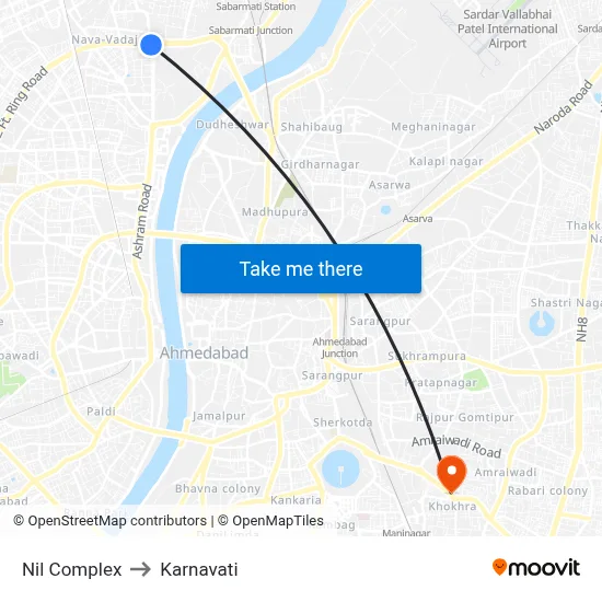 Nil Complex to Karnavati map