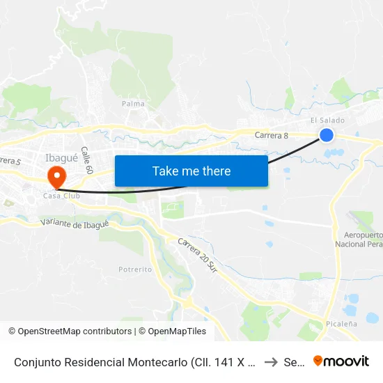 Conjunto Residencial Montecarlo (Cll. 141 X Cra. 8) to Sena map