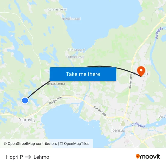 Hopri P to Lehmo map