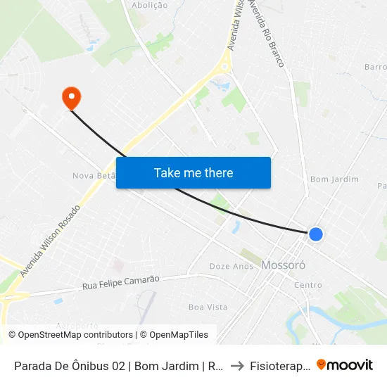 Parada De Ônibus 02 | Bom Jardim | R. Prudente De Morais to Fisioterapia 3MA map