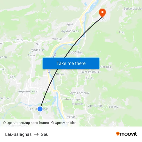Lau-Balagnas to Geu map