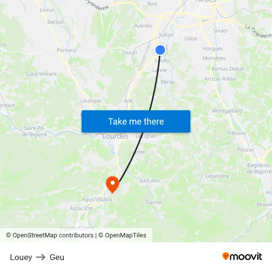 Louey to Geu map