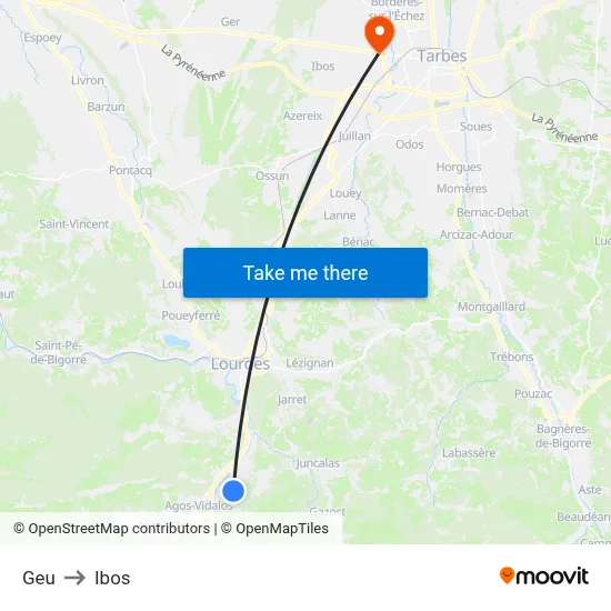 Geu to Ibos map