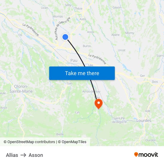 Allias to Asson map