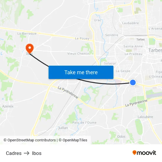 Cadres to Ibos map