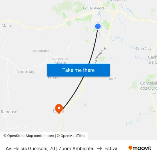 Av. Helias Guersoni, 70 | Zoom Ambiental to Estiva map