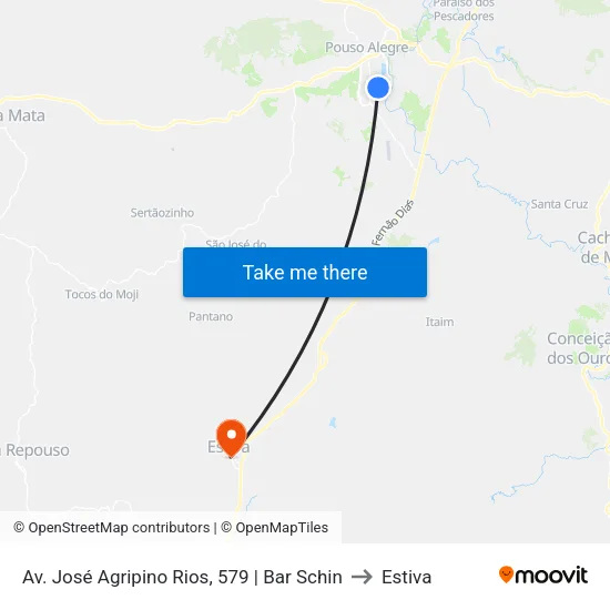 Av. José Agripino Rios, 579 | Bar Schin to Estiva map