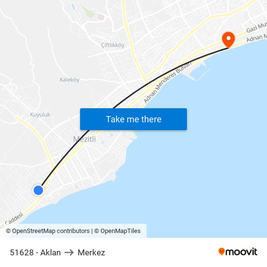 51628 - Aklan to Merkez map