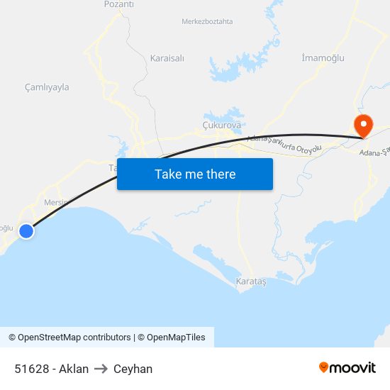 51628 - Aklan to Ceyhan map