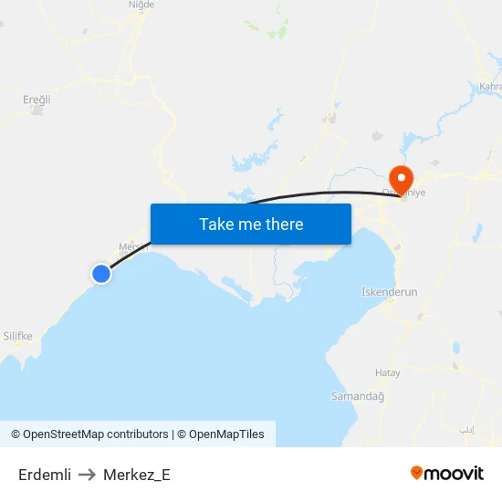 Erdemli to Merkez_E map