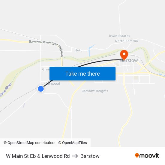 W Main St Eb & Lenwood Rd to Barstow map