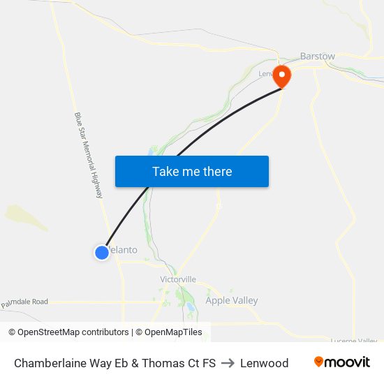 Chamberlaine Way Eb & Thomas Ct FS to Lenwood map