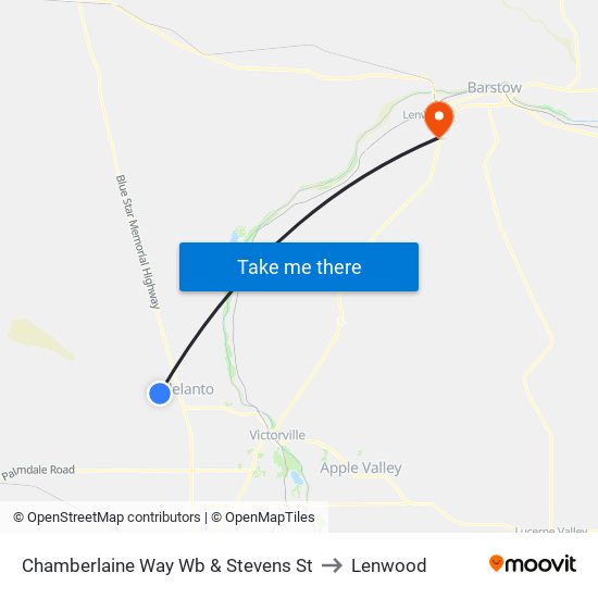 Chamberlaine Way Wb & Stevens St to Lenwood map