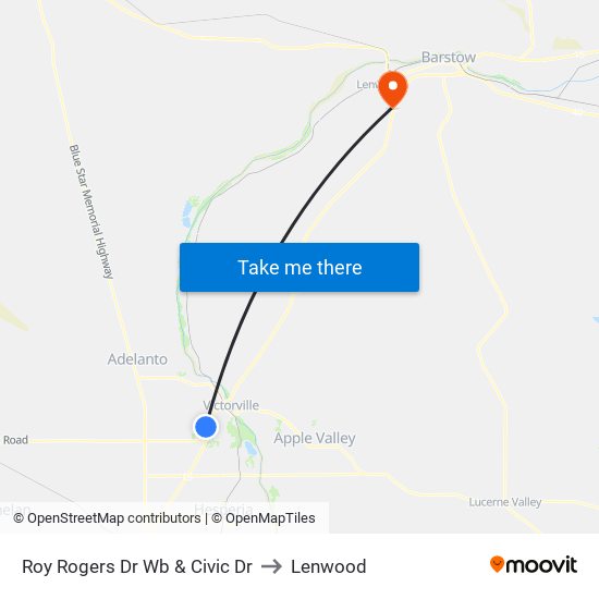 Roy Rogers Dr Wb & Civic Dr to Lenwood map