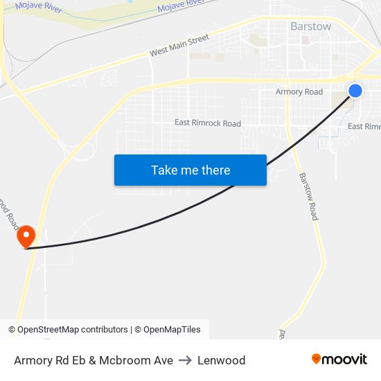 Armory Rd Eb & Mcbroom Ave to Lenwood map