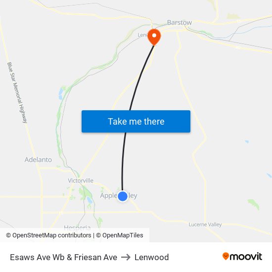 Esaws Ave Wb & Friesan Ave to Lenwood map