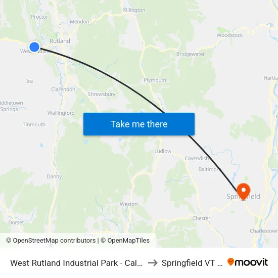 West Rutland Industrial Park - Call Ahead to Springfield VT USA map