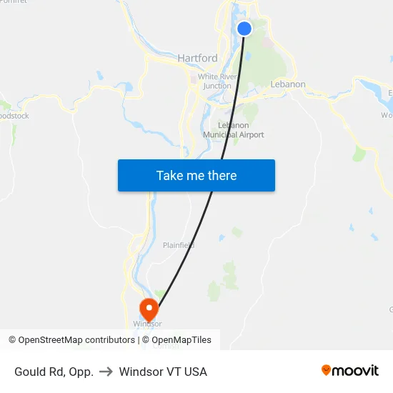 Gould Rd, Opp. to Windsor VT USA map