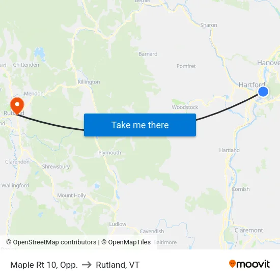 Maple Rt 10, Opp. to Rutland, VT map