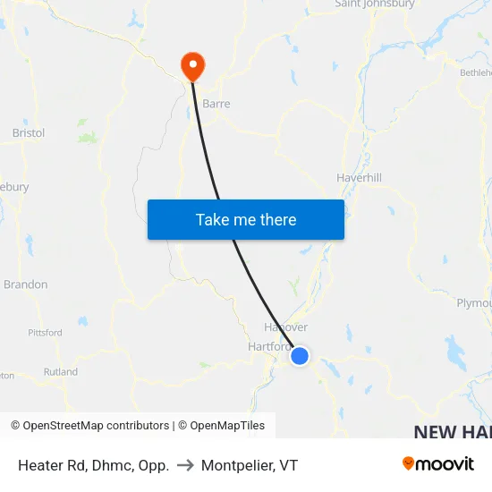 Heater Rd, Dhmc, Opp. to Montpelier, VT map