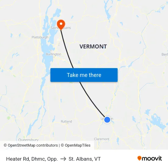 Heater Rd, Dhmc, Opp. to St. Albans, VT map