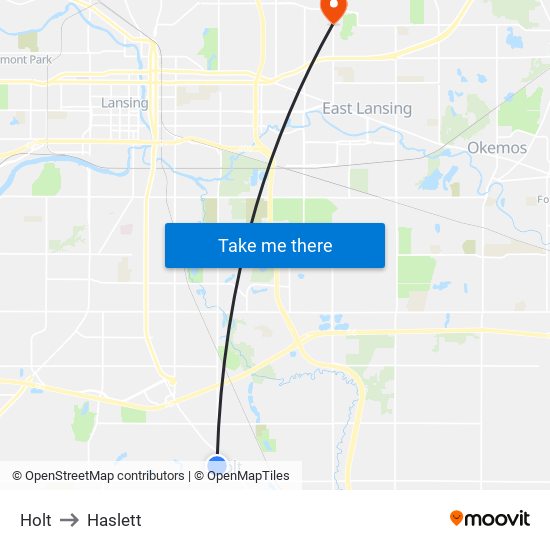 Holt to Holt map