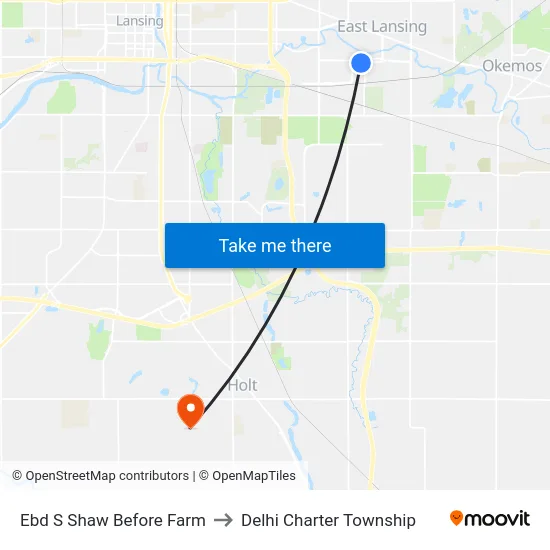 Ebd S Shaw Before Farm to Delhi Charter Township map
