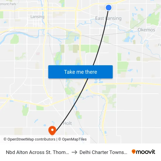 Nbd Alton Across St. Thomas to Delhi Charter Township map