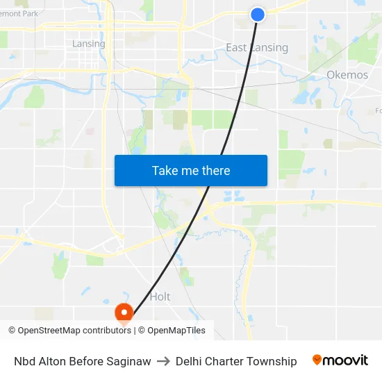 Nbd Alton Before Saginaw to Delhi Charter Township map