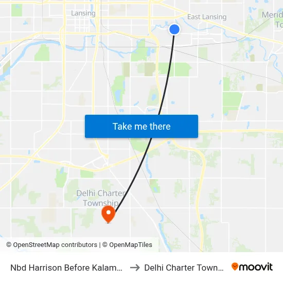 Nbd Harrison Before Kalamazoo to Delhi Charter Township map