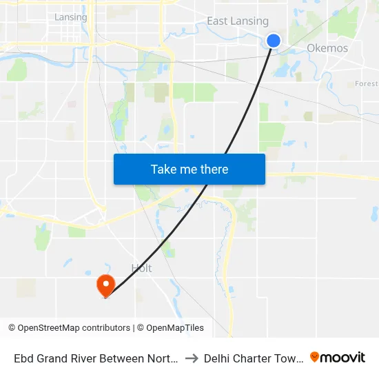 Ebd Grand River Between Northwind D to Delhi Charter Township map