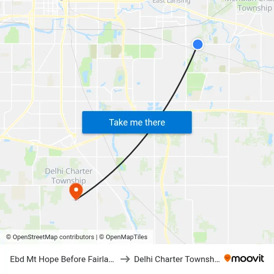 Ebd Mt Hope Before Fairlane to Delhi Charter Township map