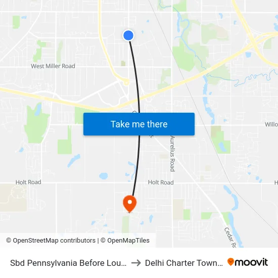 Sbd Pennsylvania Before Louisa St to Delhi Charter Township map