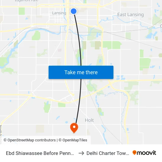 Ebd Shiawassee Before Pennsylvania to Delhi Charter Township map