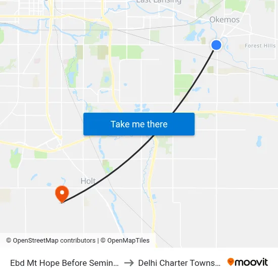Ebd Mt Hope Before Seminole to Delhi Charter Township map