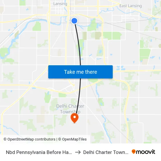 Nbd Pennsylvania Before Haco Dr to Delhi Charter Township map