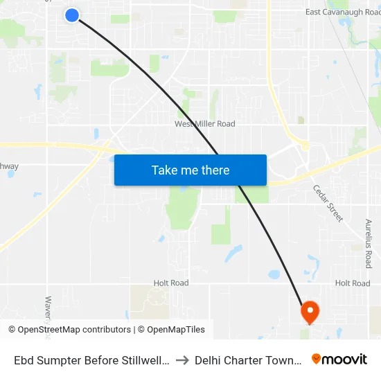 Ebd Sumpter Before Stillwell Ave to Delhi Charter Township map
