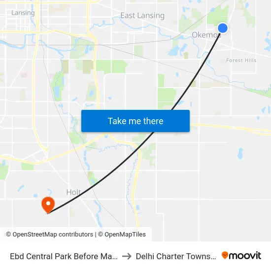 Ebd Central Park Before Marsh to Delhi Charter Township map
