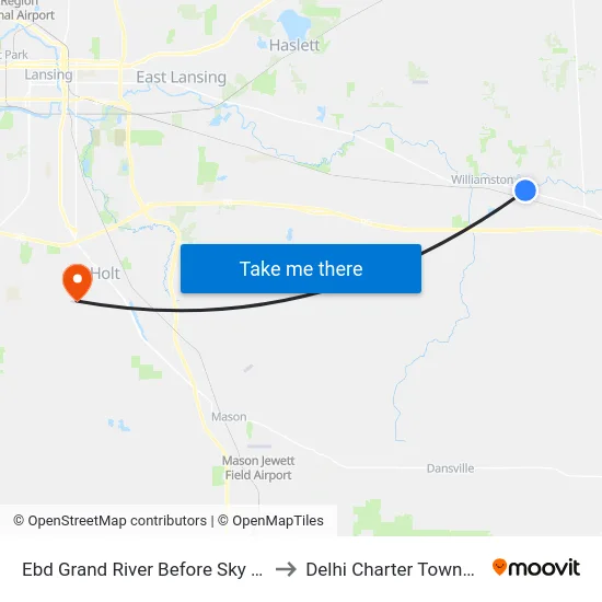 Ebd Grand River Before Sky Way to Delhi Charter Township map
