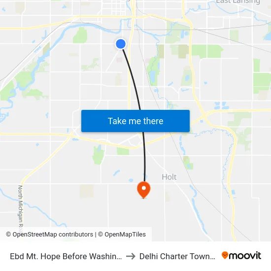 Ebd Mt. Hope Before Washington to Delhi Charter Township map