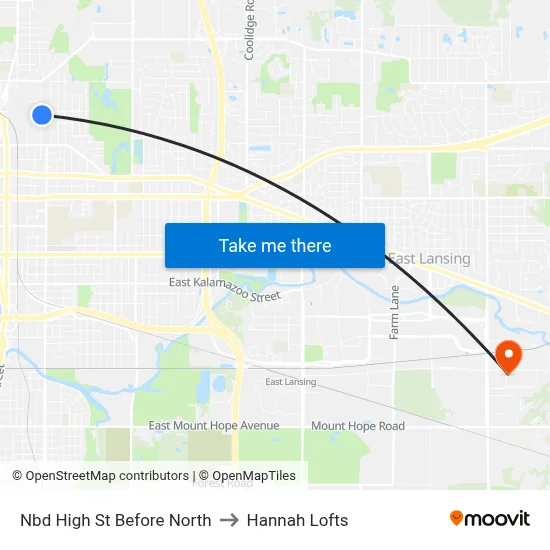 Nbd High St Before North to Hannah Lofts map