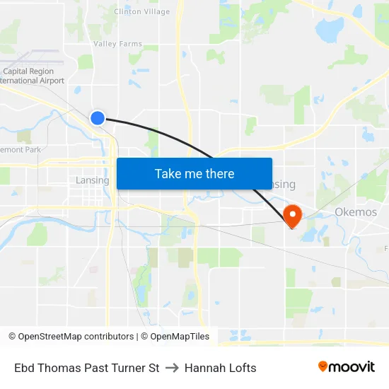 Ebd Thomas Past Turner St to Hannah Lofts map