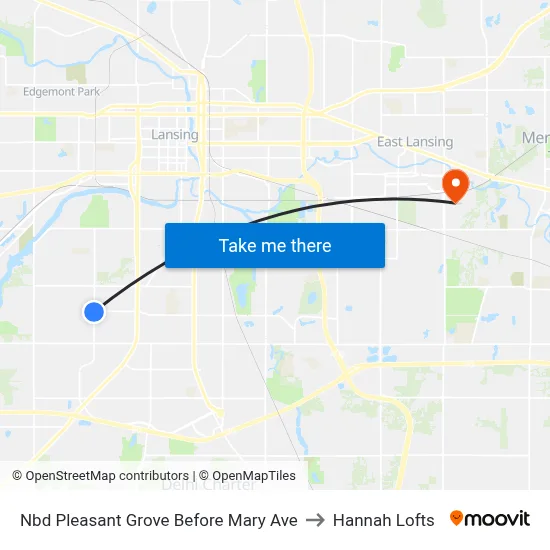 Nbd Pleasant Grove Before Mary Ave to Hannah Lofts map